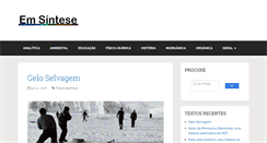 Desktop Screenshot of emsintese.com.br